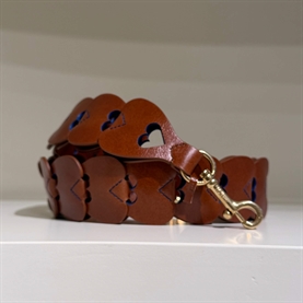 Mulberry Heart Woven Strap Oak-Pigment Blue 